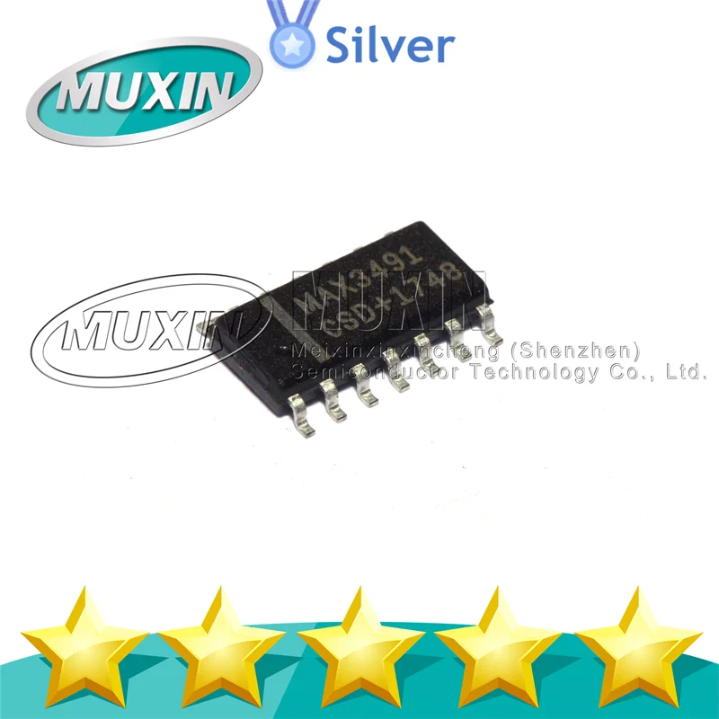 MAX3491CSD+ SOP14 Electronic Components MAX3491ESD MAX4066ACSD MAX4094ASD MAX4120ESD MAX4129ESD New Original MAX4134ESD