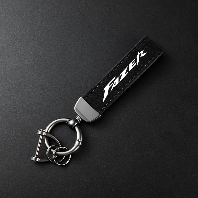 Высококачественный кожаный замшевый брелок для ключей мотоцикла для Yamaha FAZER FZ6 FZ6R FZ1 FZ8 FAZER FZ750 FZR1000 аксессуары