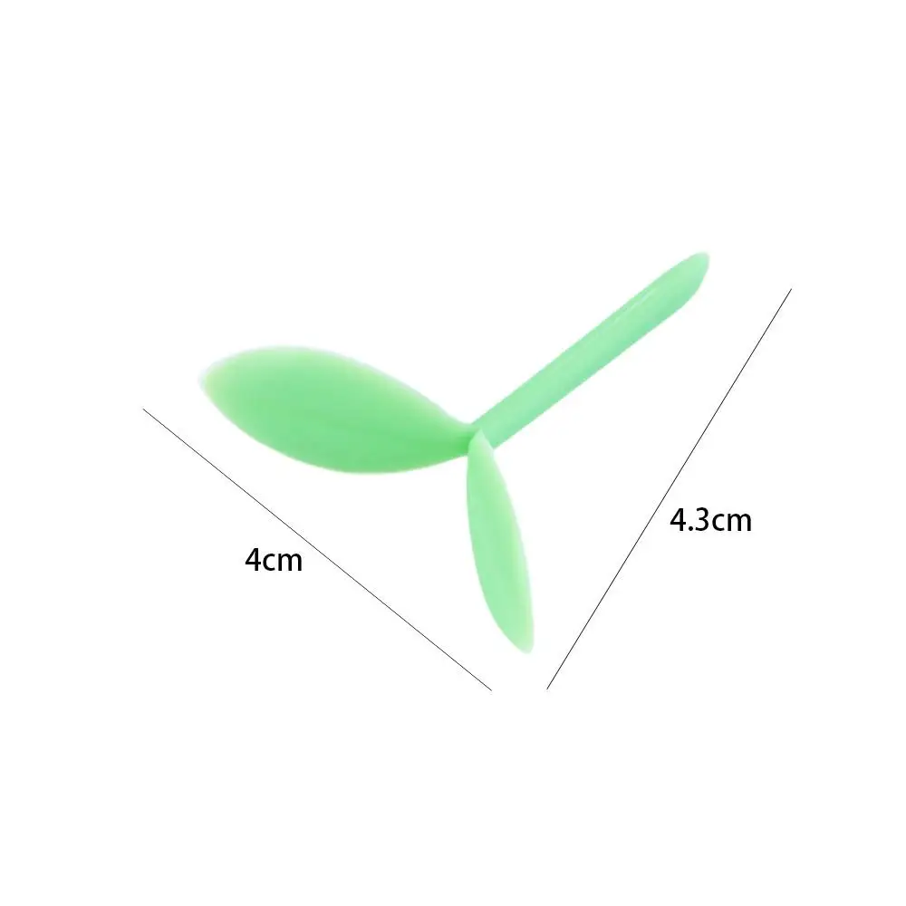 Office Stationery Reading Silicone Green Bookmarks Sprout Bookmark Little Leaves Bookmark Grass Buds Bookmark Little Grass Bud