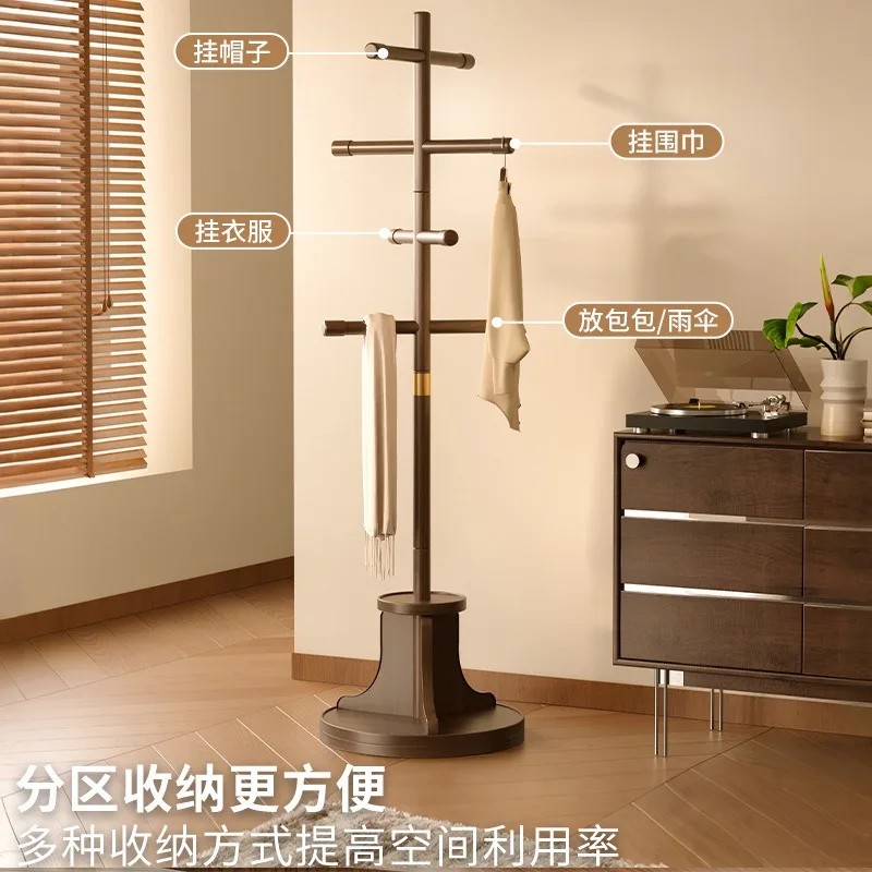 Solid Wood Rotating Coat Rack,floor To Ceiling Cloth Hanger,bedroom Cloth Hanger,vertical Cloth Hanger,living Room Storage Rack