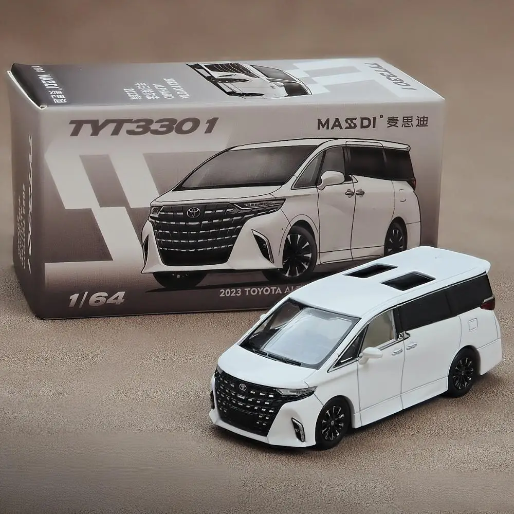1:64 ALPHARD 2023 alliage voiture moulé sous pression et véhicules jouets modèle de voiture Miniature échelle modèle de voiture jouets pour enfants