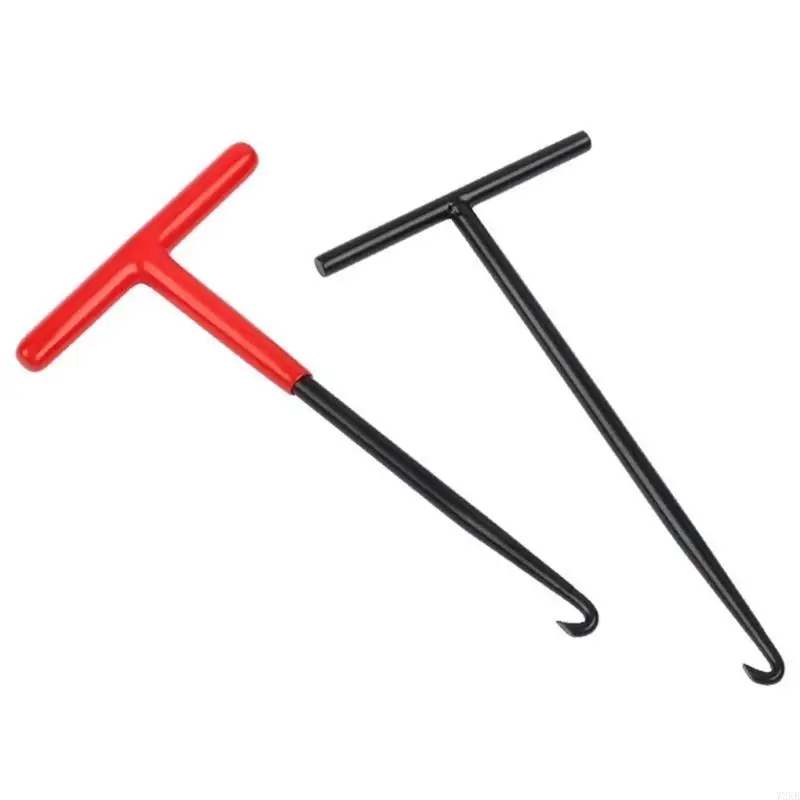 Motorcycle Exhaust Spring Puller Remover Tool Nonslip Handle T Shaped Spring Install Removal Tool for Scooter 72XB