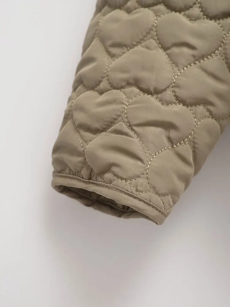 TRAF 2024 damskie kurtki jesienne moda płaszcz na co dzień Vintage kieszenie damska Streetwear parki odzież wierzchnia