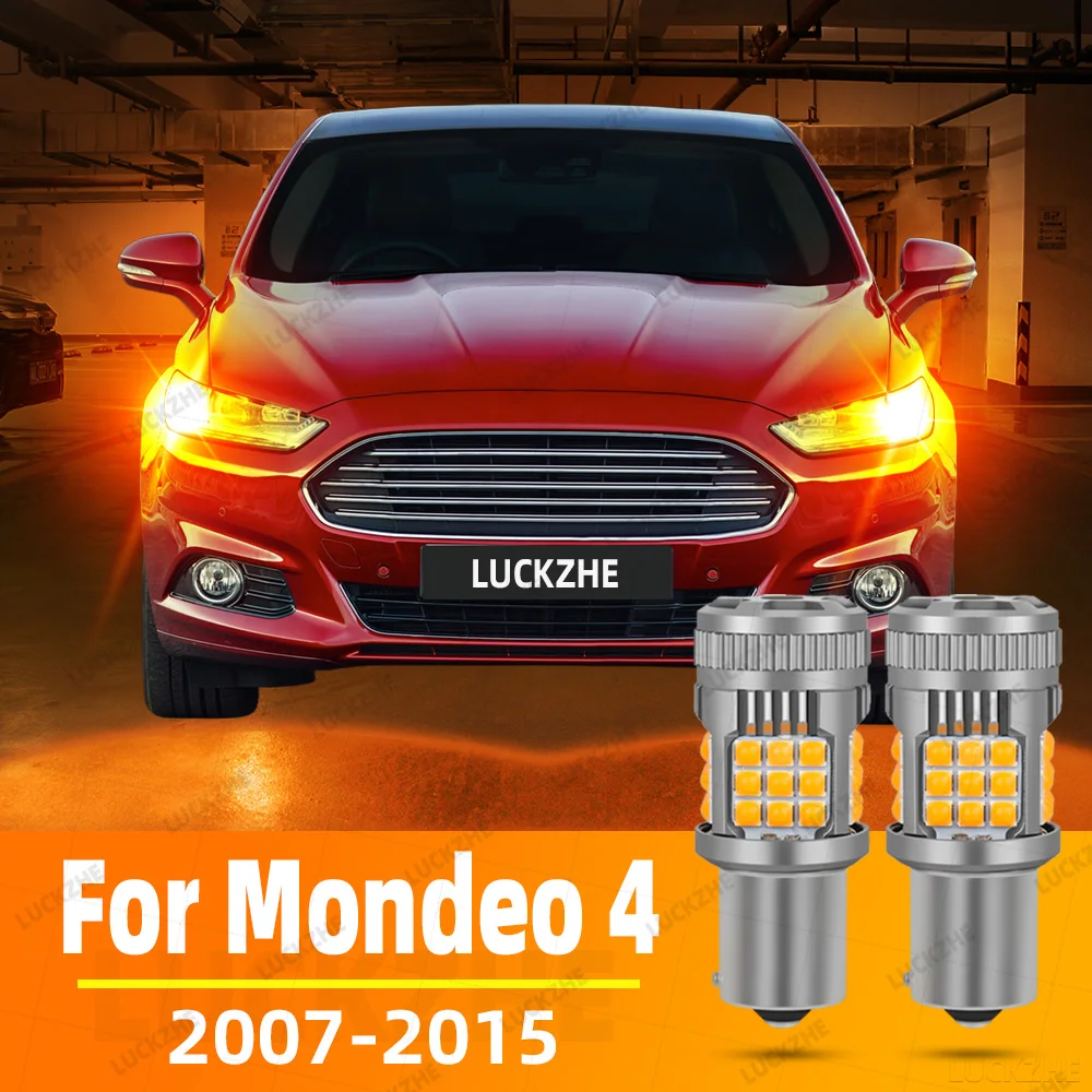 For Ford Mondeo 4 2007 2008 2009 2010 2011 2012 2013 2014 2015 Turn Signal Light LED Blinker Bulb Lamp Amber Yellow Super Bright