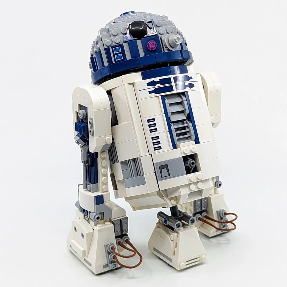 1050PCS Miniso Disney Galaxy SPACE Battle Robots R2D2-Droid Model Building Blocks Bricks DIY Toy Gift Set