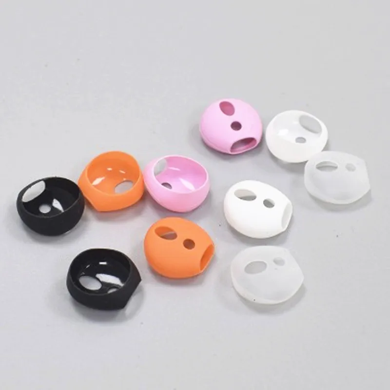 4 Pairs Soft Silicone Ear Tips,Anti-slip Ultrathin Ear Buds Replacement Covers Ear Gels for Apple Airpods 1 2 Earphone Eartips