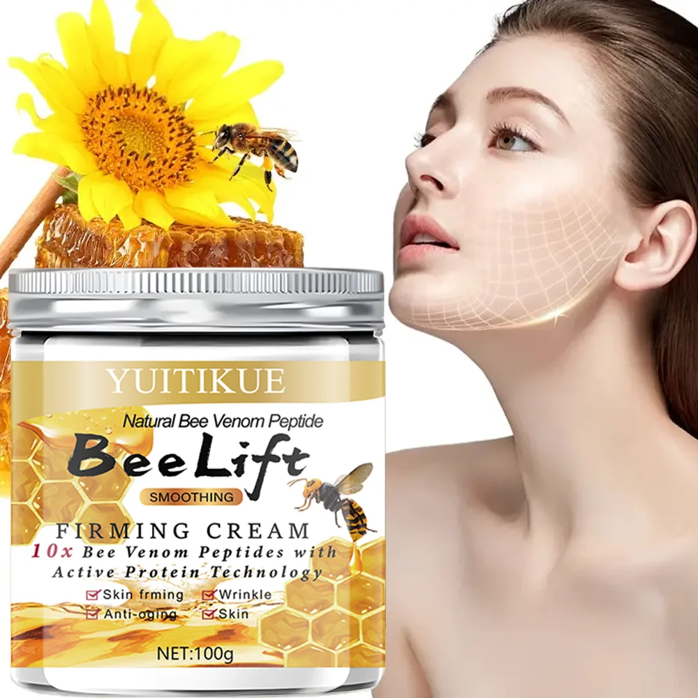 

Крем с пчелиным ядом — лифтинг, улучшает провисание, уменьшает тонкие линии, восстанавливает поврежденную кожу, питает и уход за кожей.