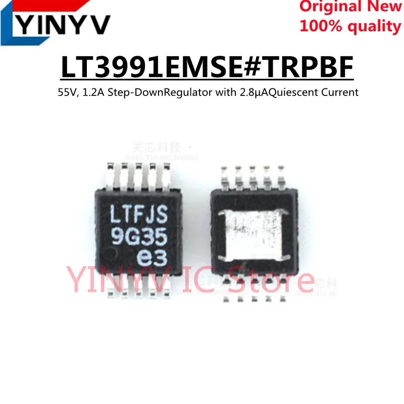 

5PCS LT3991EMSE LT3991EMSE#TRPBF LT3991EMSE#PBF LT3991 LTFJS MSOP-10 55V, 1.2A Step-DownRegulator 100% new imported original