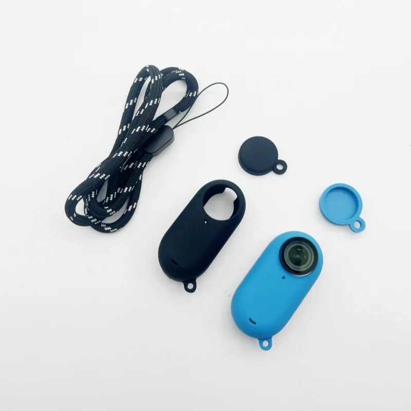 For Insta360 GO3 GO 3 Accessories Soft Case + Lens Cap Rubber Shell Silicone silica gel Housing Protector For Insta 360 go 3