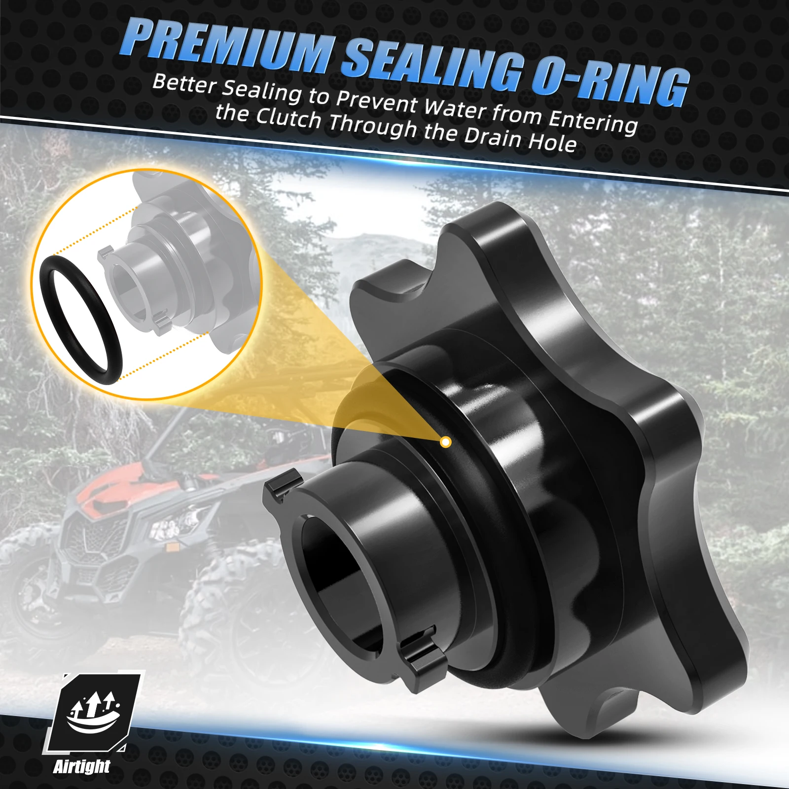 For CAN AM Clutch Cover Thumb Screw Drain Plug UTV For Can-Am Maverick X3 Trail Sport Outlander Defender Commander Max 1000R