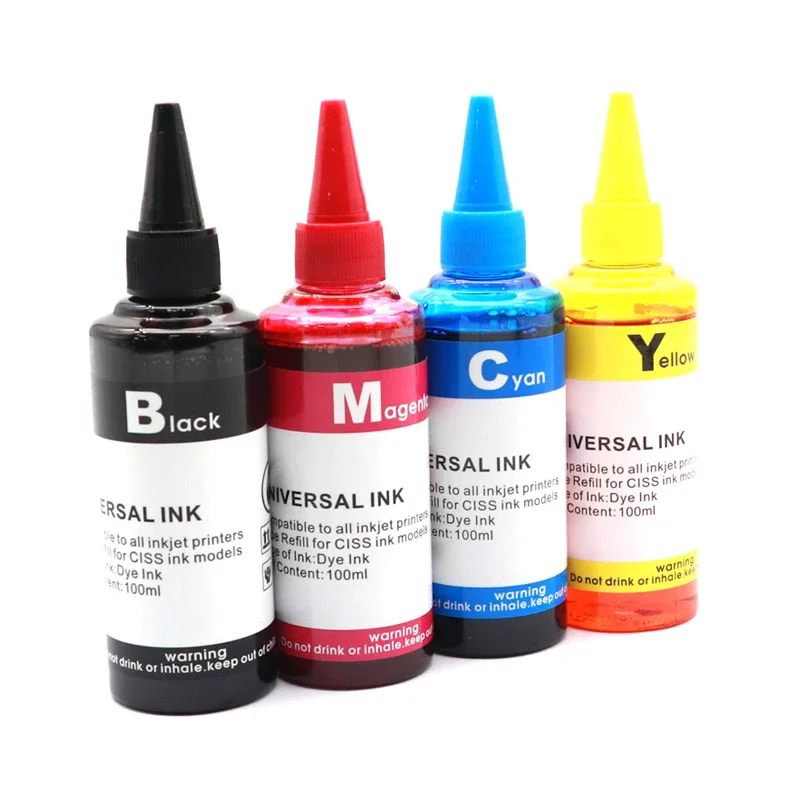 100Ml Universele Inkt Navulling Kit Voor Epson Canon Hp Brother Lexmark Printer Inkt Navulbare Printers Dye Ink Inkjet Printer 450 451