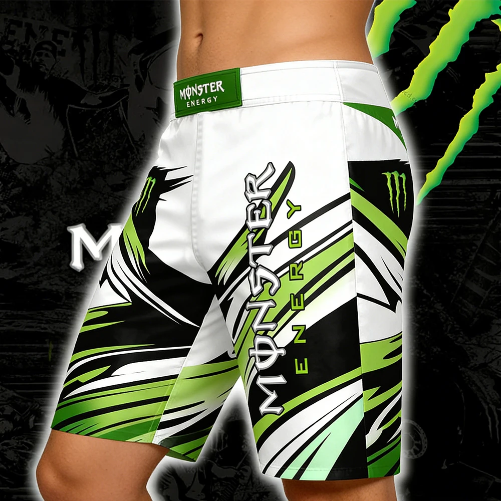 

2026 Motorcycle Enthusiasts Fitness Pick Monster Energy Functional Sports Shorts are Breathable Cool Quick Drying Shorts