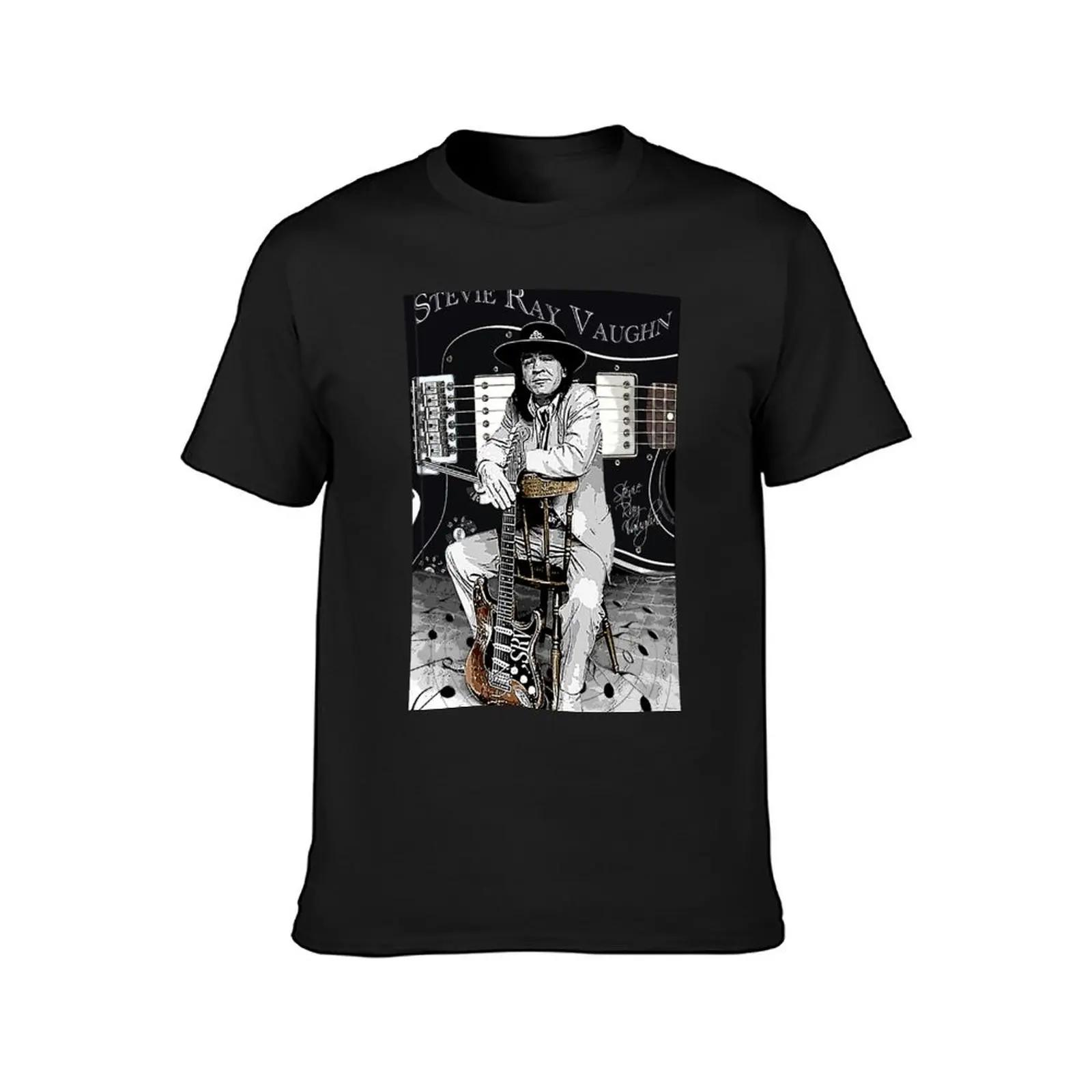 Stevie Ray Vaughn Shirt T-Shirt Blouse plain men t shirts