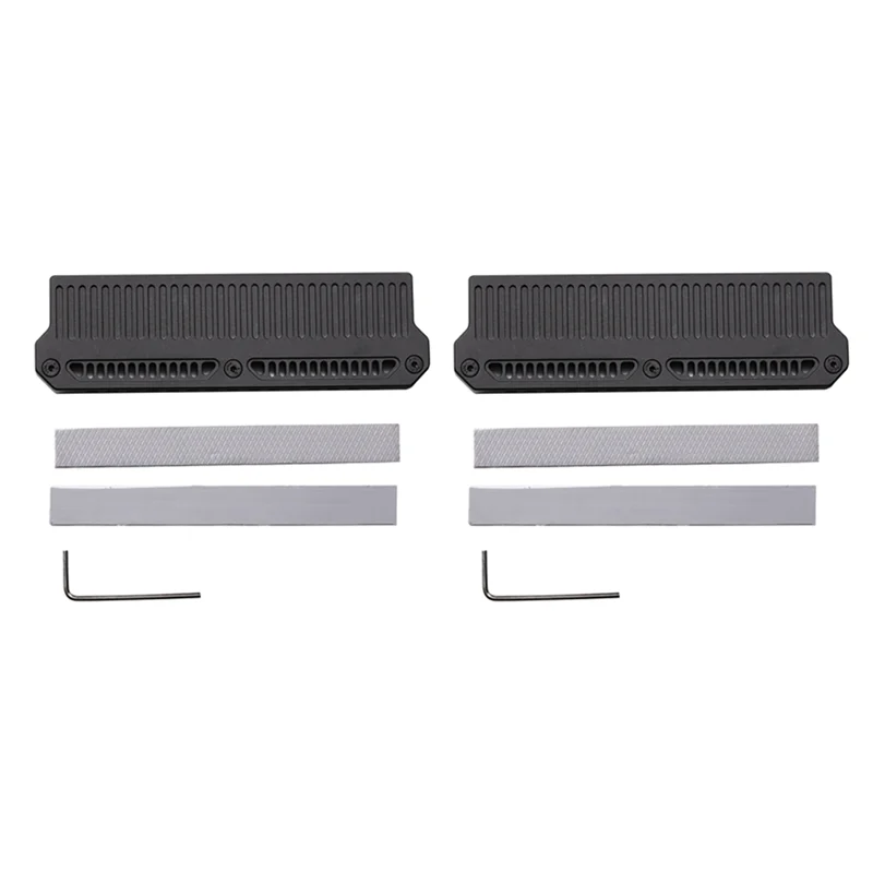 

AP-2X DDR4 DDR5 RAM Memory Heatsink Cooler Memory Cooling Vest Aluminum With 9W Silicone Grease Heat Conductor,Black