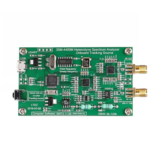 

YOINNOVATI USB 35-4400M Spectrum Signal Source RF Spectrum Analyzer RF With Tracking Source Module RF Frequency Domain