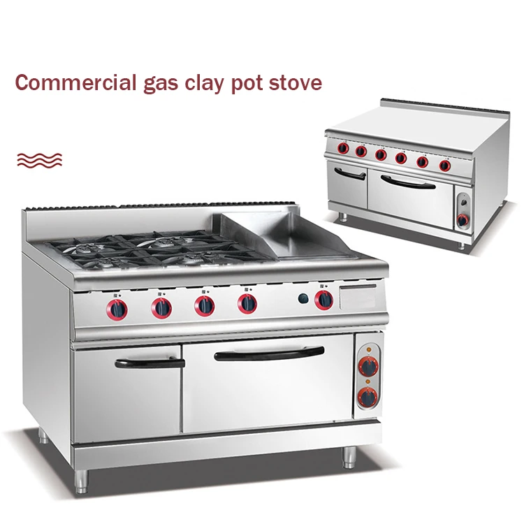 

Stainless 6 burner gas stove commercial 6 burner gas stove with griddle