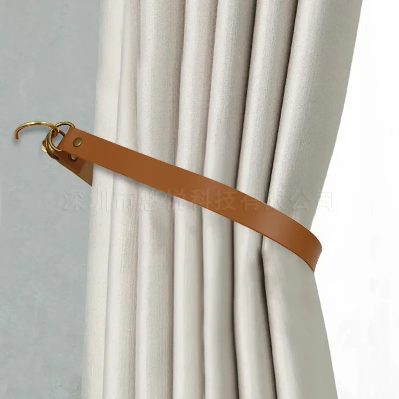 1pcs Nordic style curtain lace storage rope leather french window lace rope home curtain