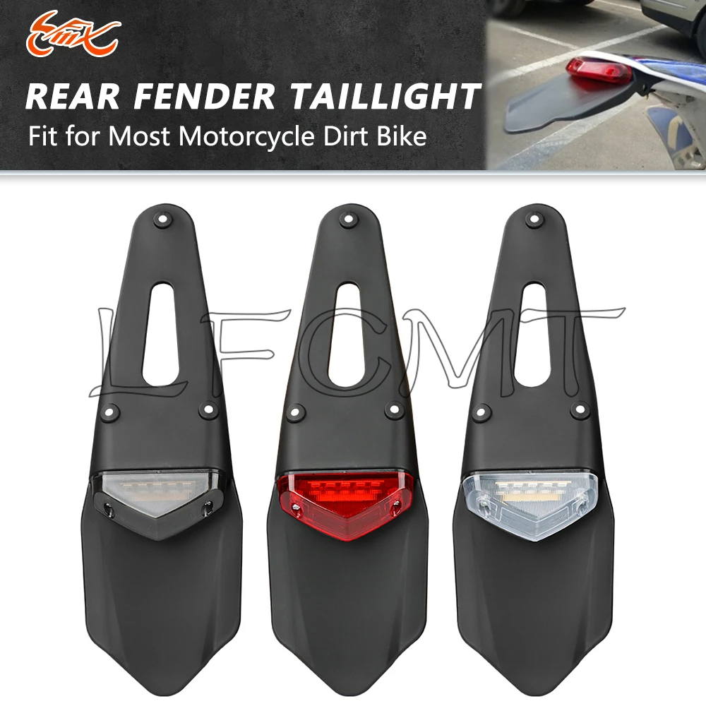 

Fit for Honda CRF150F CRF250F CRF450F XR125R XR200R ETC Universal Motorcycle LED Taillight Rear Fender Brake Lamp Tail Light