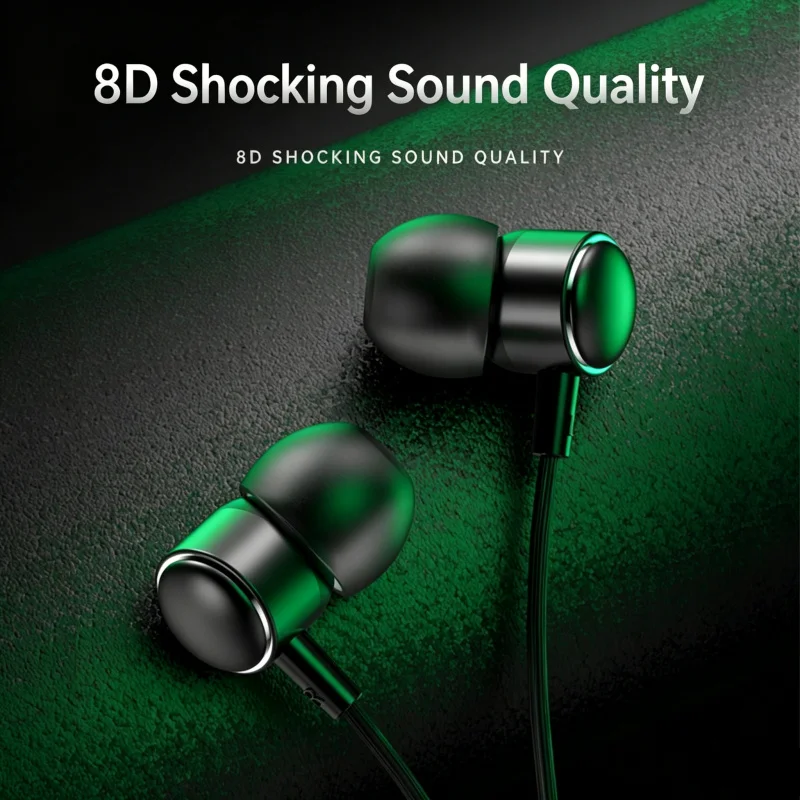 HiFi Stereo Type C/3.5mm Wired Headphones With Mic Earphones For iPhone15 16 Samsung Galaxy S25 S24 S23 ‌XIAOMI HUAWEI Headset