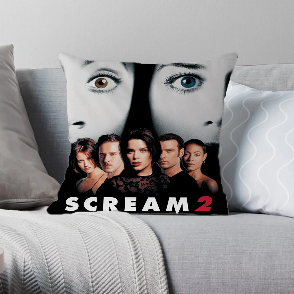 Decorative Pillowcase Scream Cushion Covers Personalized Gifts Home and Decoration Luxury Living Room Decoration Pillow Cover