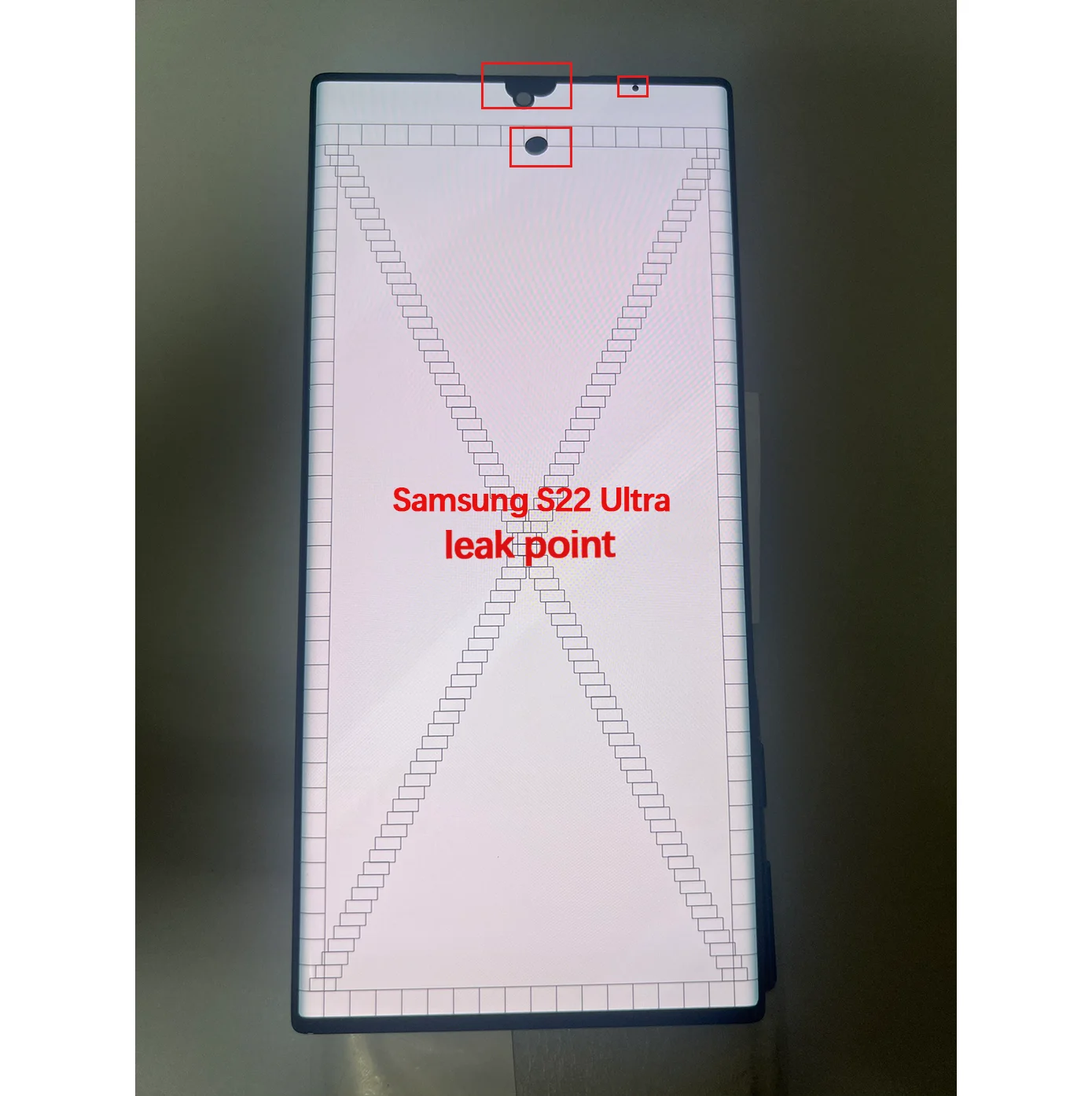 AMOLED With Defect Burn Point Line Touch Screen Digitizer Assembly With Back Glass For Samsung S22 Ultra S908B
