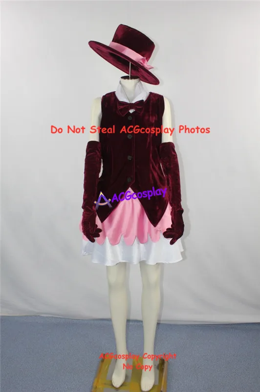 Saint Tail Meimi Haneoka Cosplay Costume velvet fabric made acgcosplay include hat