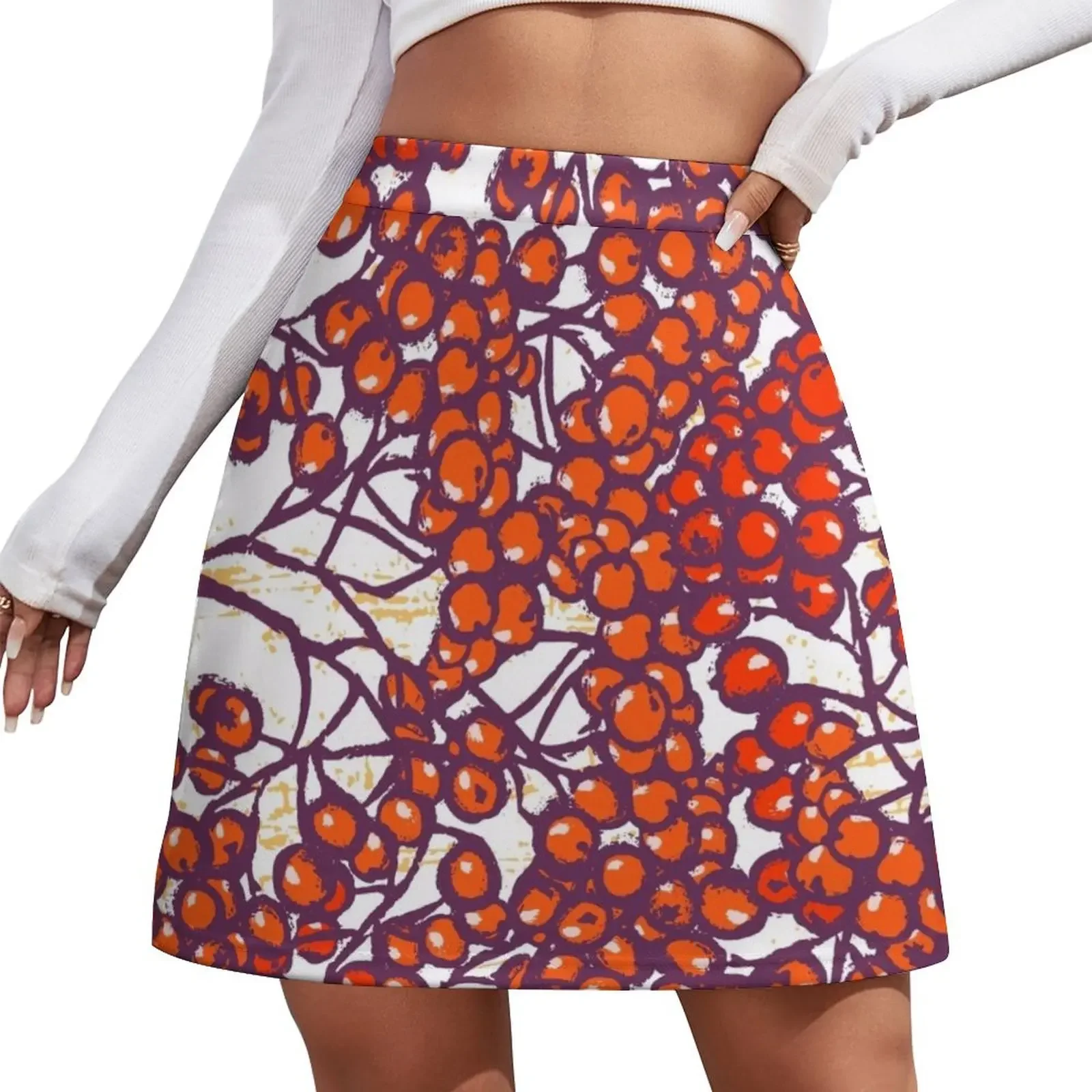 

Rowanberries Fall Mini Skirt Korean clothing mini denim skirt women's clothing trend 2026