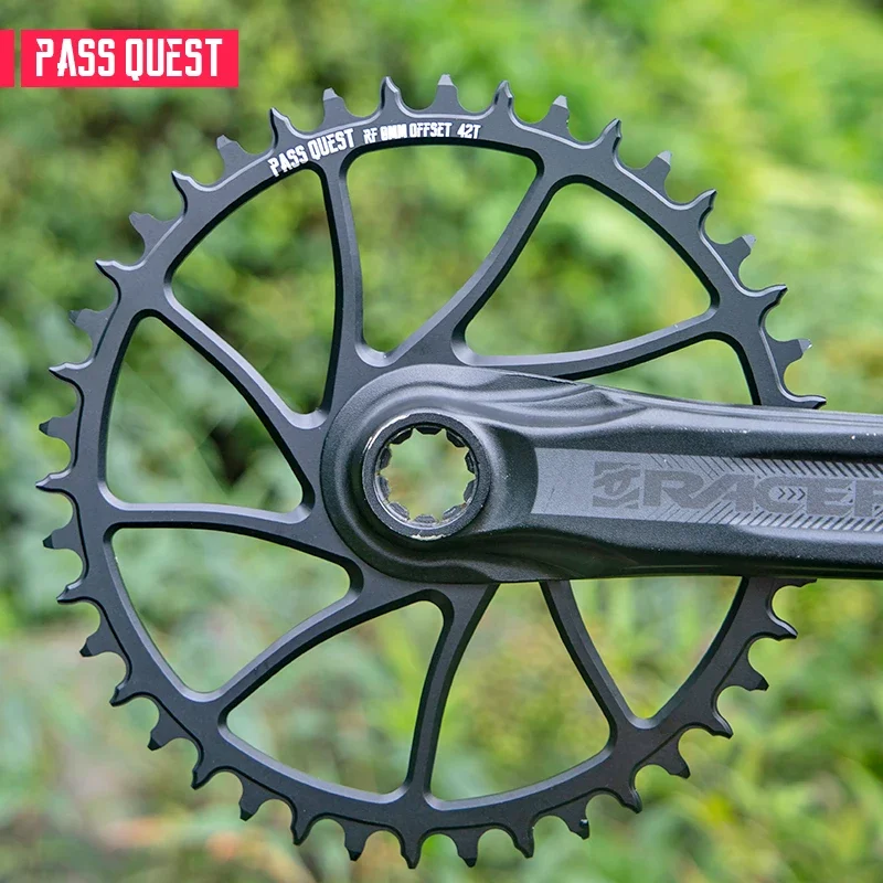 PASS QUEST 0mm Offset Narrow Wide Chainrings for RACEFACE Series Direct Mounting Cranks