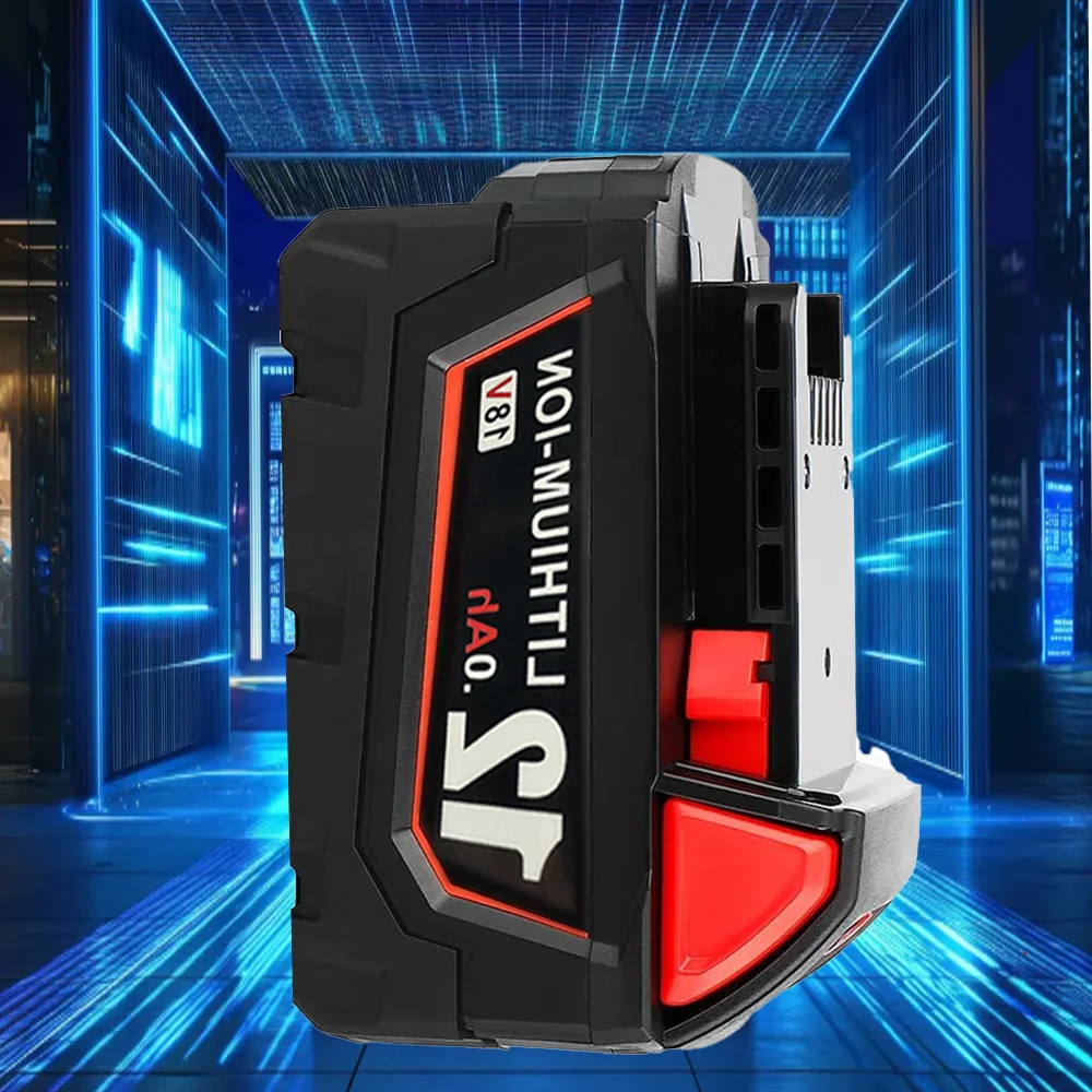 

18V For Milwaukee M18 6AH high capacity Replacement For Milwaukee M18B5 XC Li-ion battery 48-11-1815 2604-20 48-11-1850 charger