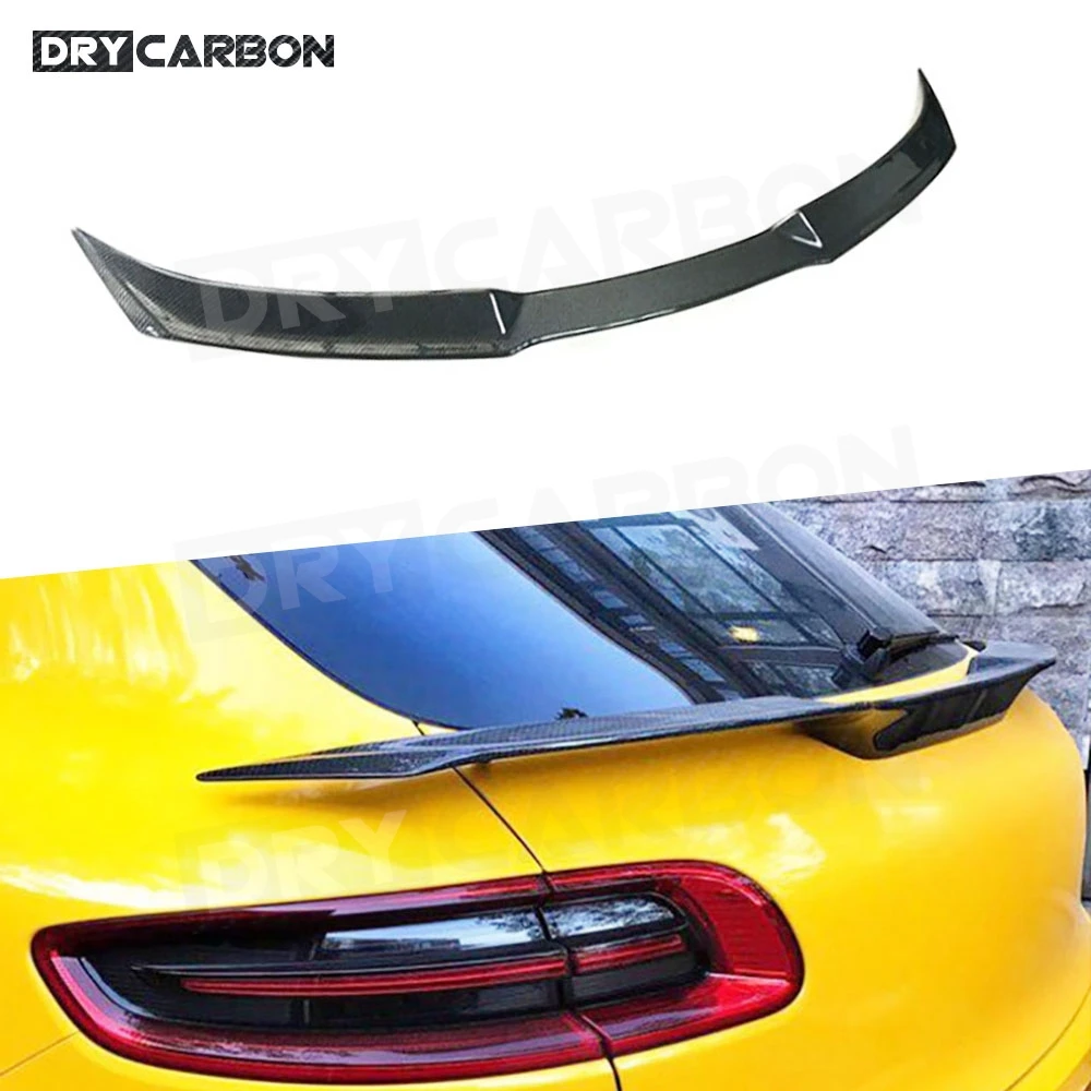 

Carbon Fiber Rear Boot Spoiler Trunk Wing for Porsche Macan 2014-2020 Rear Trunk Spoiler Car Accessories FRP