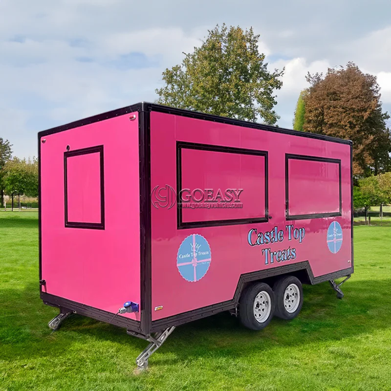 

Luxury Concession Trailer Food Truck With Full Kitchen Coffee Bar Mobile Catering Van