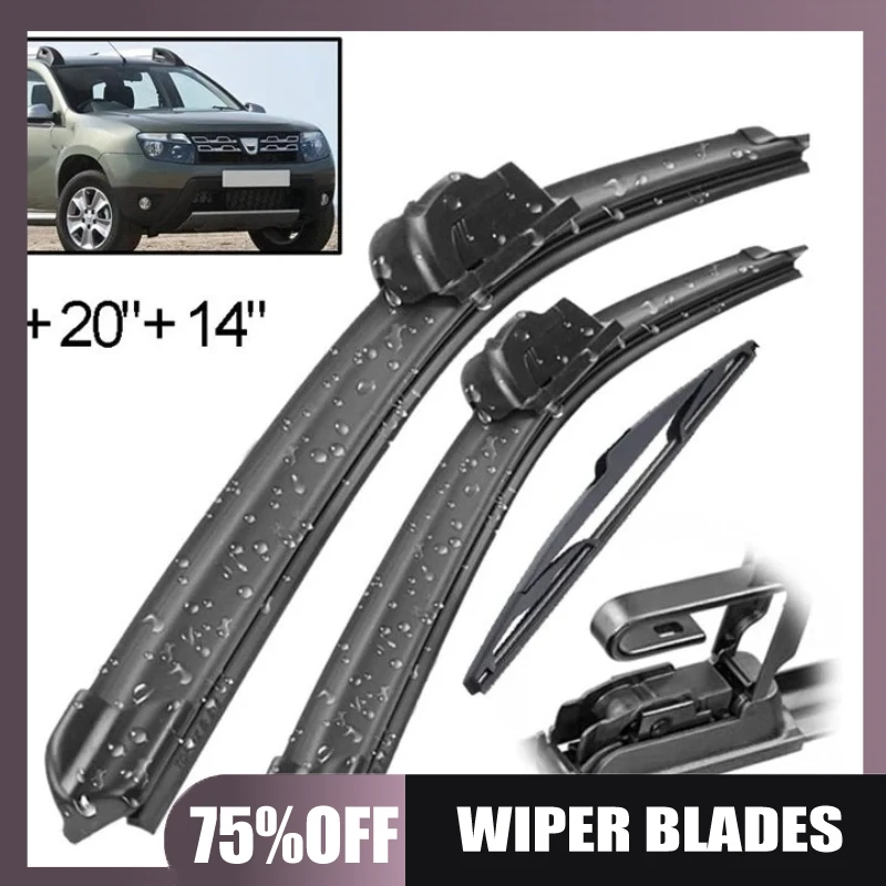 

Suitable for Dacia Duster MK1 2009-2013 windshield wiper 20+20+12