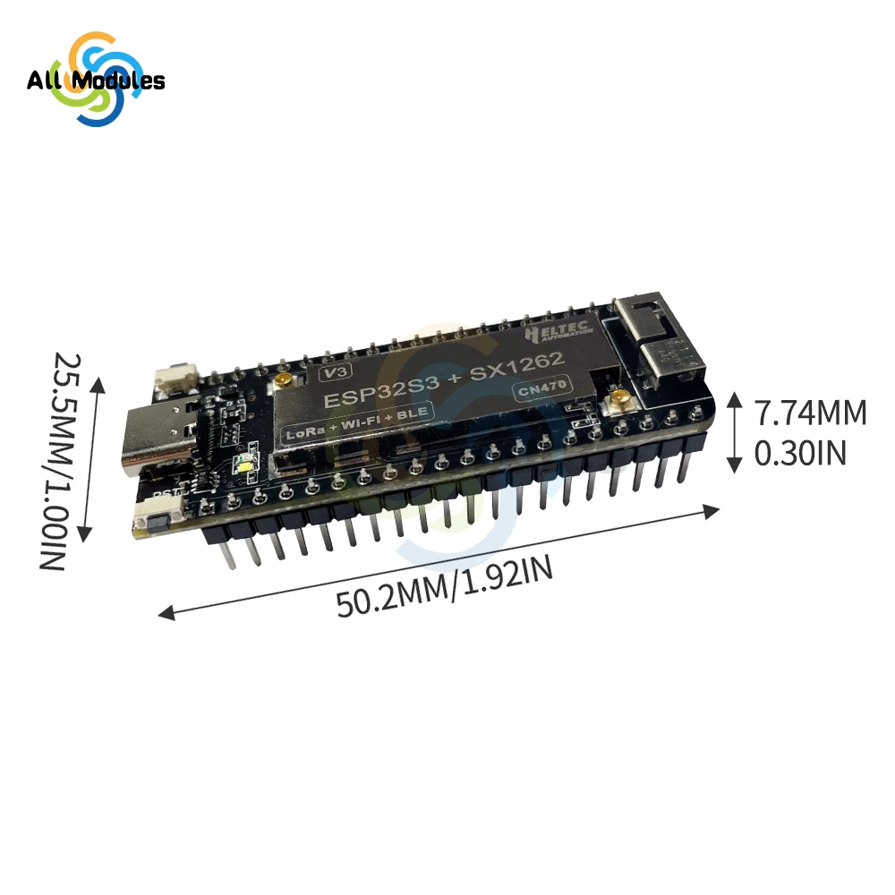 Imagem -03 - Placa de Desenvolvimento sem Fio Stick Lite Compatível com Esp32-s3 Node Tipo-c Esp32 Mais Lora v3 433510mhz 863-928mhz