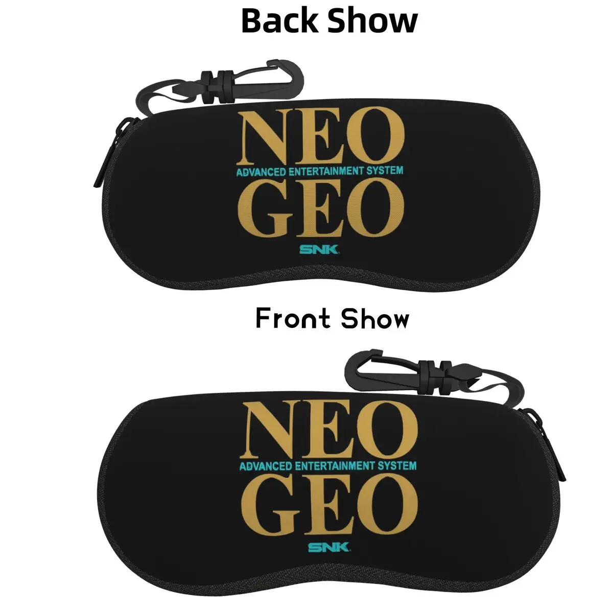 

Neo Geo Logo Neogeo Arcade Shell Чехол для очков Защитная коробка для солнцезащитных очков Женская и мужская мягкая сумка для очков