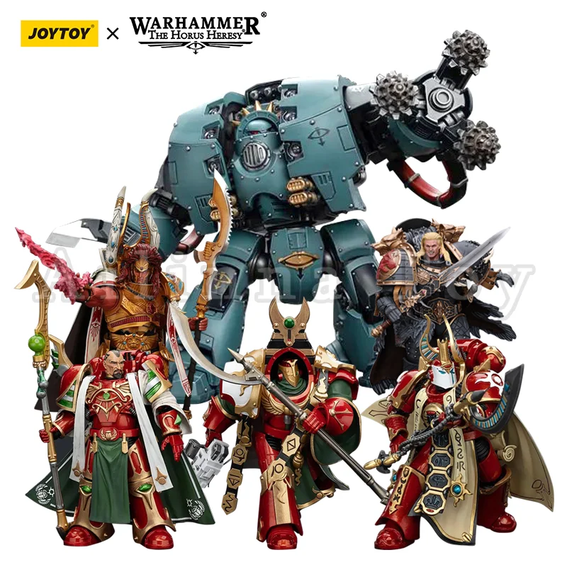 

[Pre-Order]JOYTOY 1/18 Action Figure The Horus Heresy 40K Thousand Sons Primarch Magnus the Red Wolves Leman Russ Anime Free S