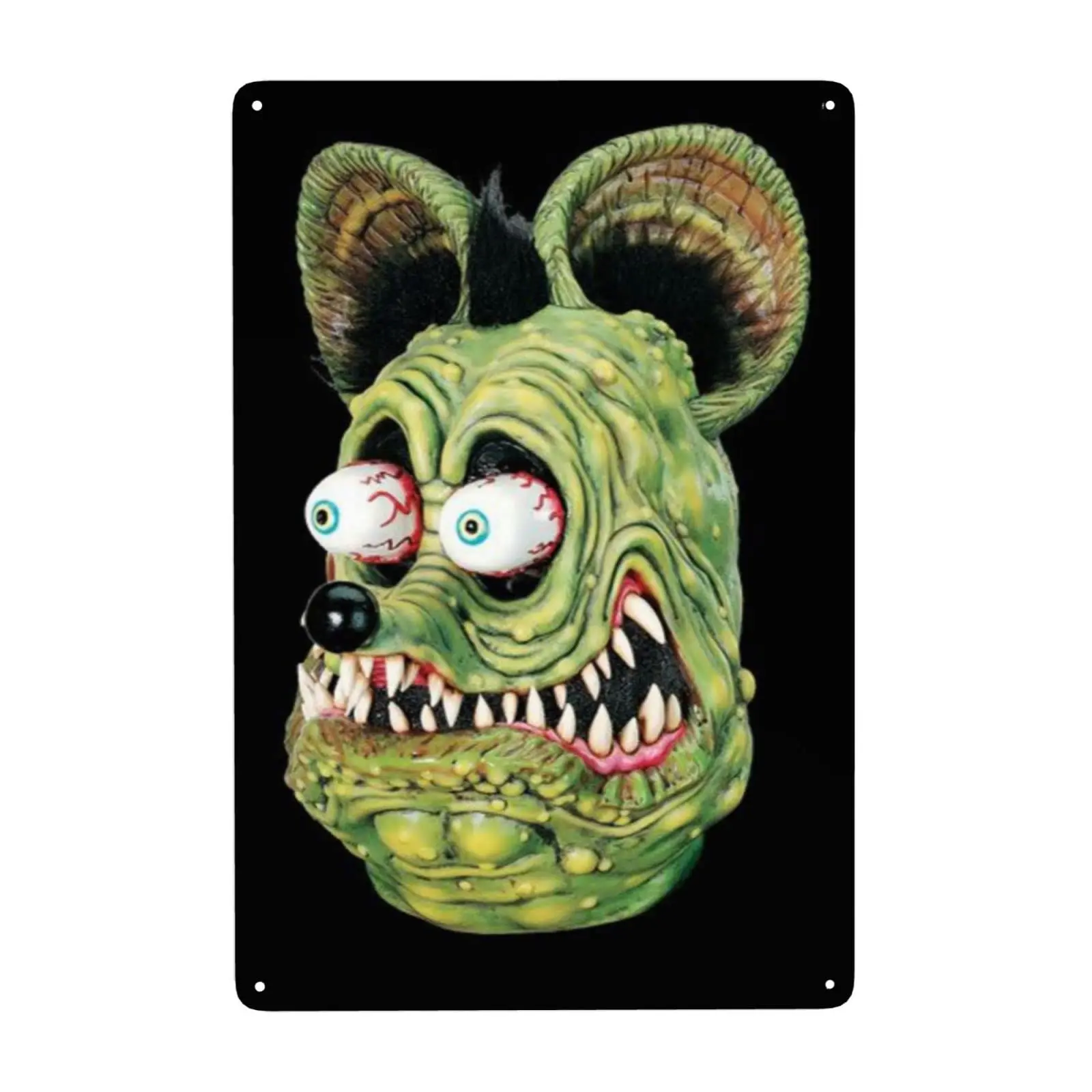 RAT FINK Hot Rods Rustic Look Metal Tin Signs Man Cave, Shed
