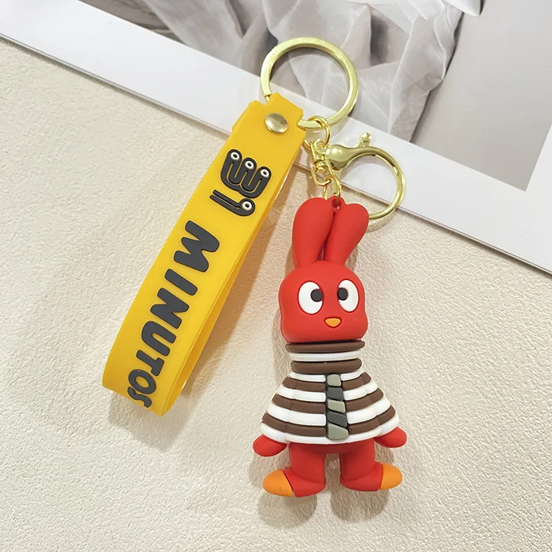 Cute Cartoon Keychain, Silicone Bag Pendant