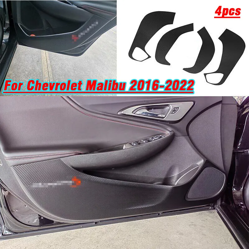 

Carbon Fiber For Chevrolet Malibu 2016-2022 Anti-Kick Panel Sticker Inner Door