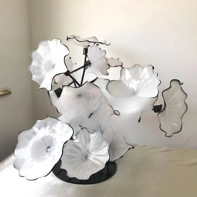 

Glass sculpture hand-blown vase home living room garden decoration