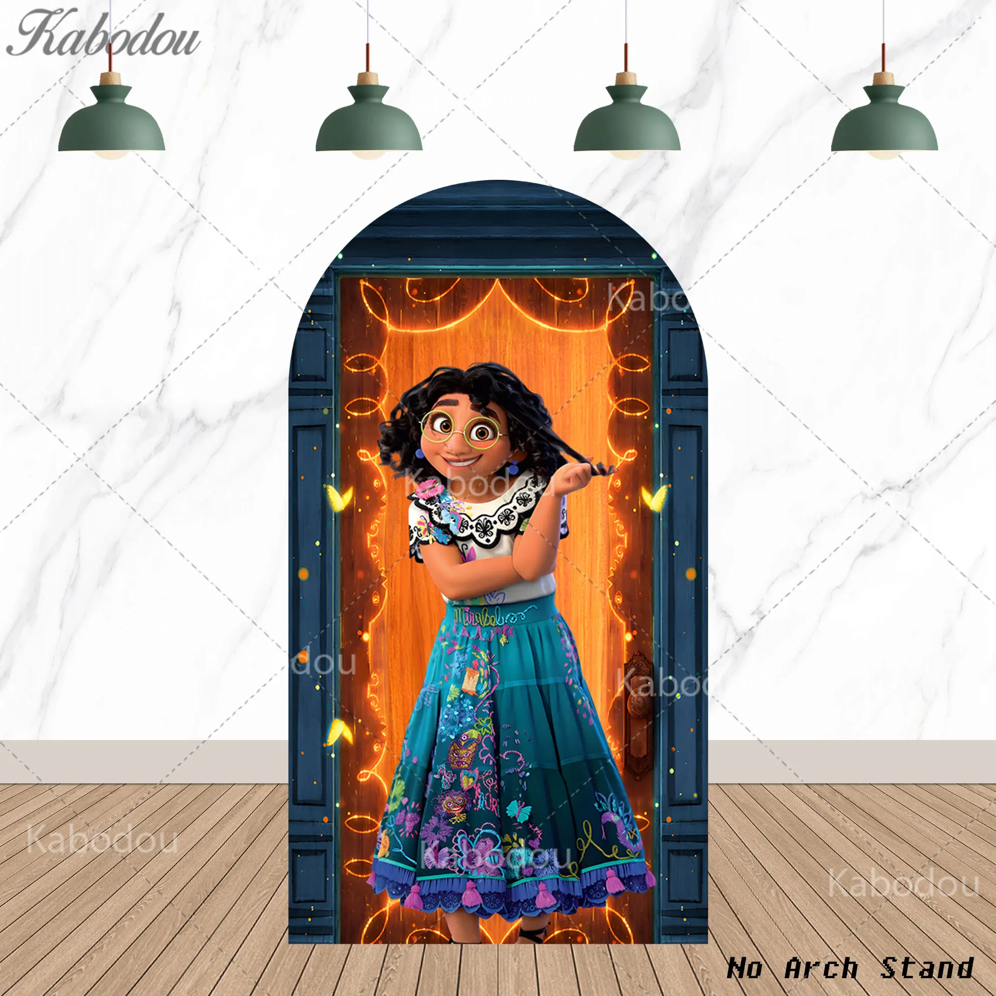Cenário Encanto para Festa de Aniversário Infantil, Decoração de Parede Mágica Floral, Banner para Chá de Bebê e Sessões de Fotos