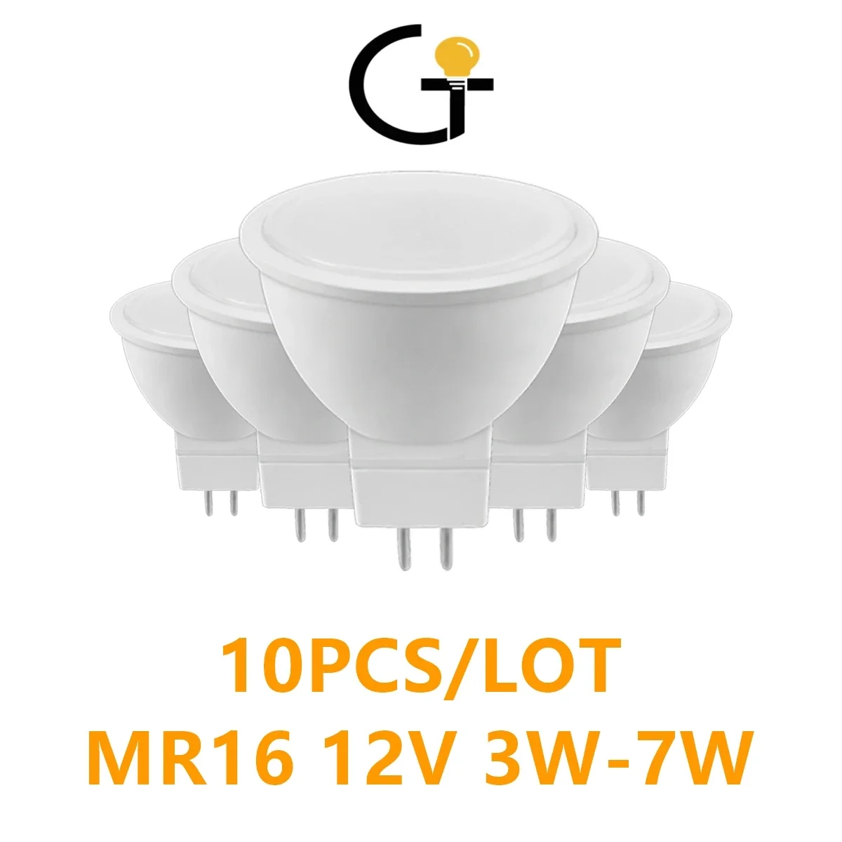 

10 шт. LDE прожектор MR16 GU5.3 12 В 3 Вт-7 Вт высокий люмен теплый белый свет замена 50 Вт 20 Вт 100 Вт галогенный светильник