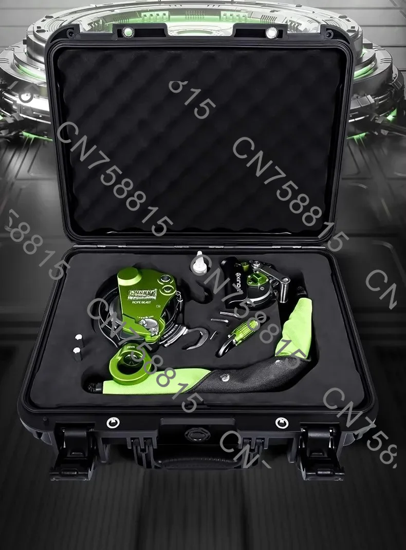For rope access and outdoor activities For Xinda Electric Ascender Kit Electric Lift with Fall Arrester Set Aerial Work Equipmen