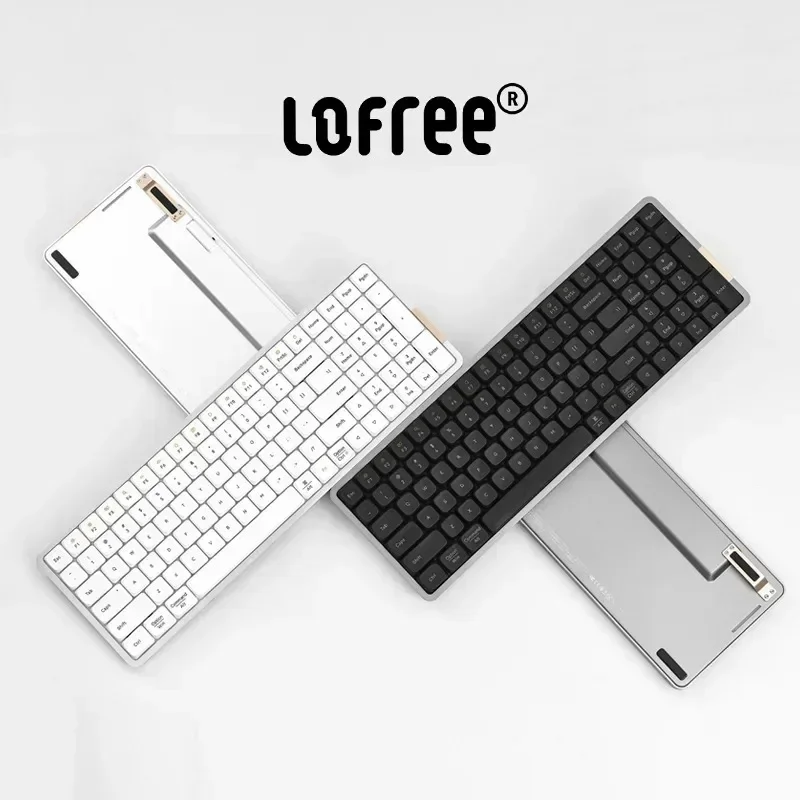 Lofree Flow Low Profile Wireless Mechanical Keyboard 84/100keys Bluetooth Gasket 2-Mode Game for Gamer Laptop iPhone iPad Gift