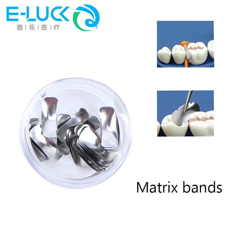 

Dental Matrix Bands Sectional Contoured Matrice Contoured Bands System Metal Matrices Dentist Tools