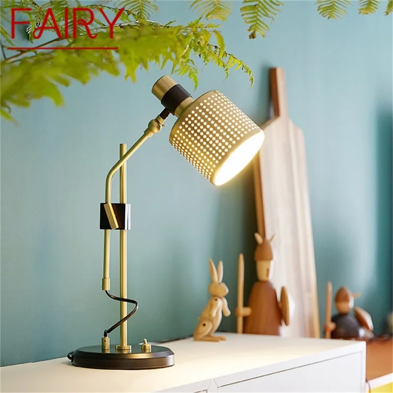 

FAIRY Postmodern Table Lamp Simple Creative Design LED Desk Light Angle Adjustable for Bedroom Parlour Home Decor