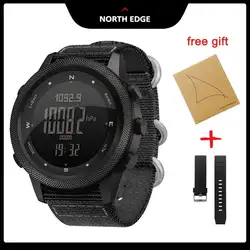 NORTH EDGE Smart Watch For Men Altimeter Barometer Thermometer Compass Military Digital Clock Outdoor Smartwatch Waterproof 50m