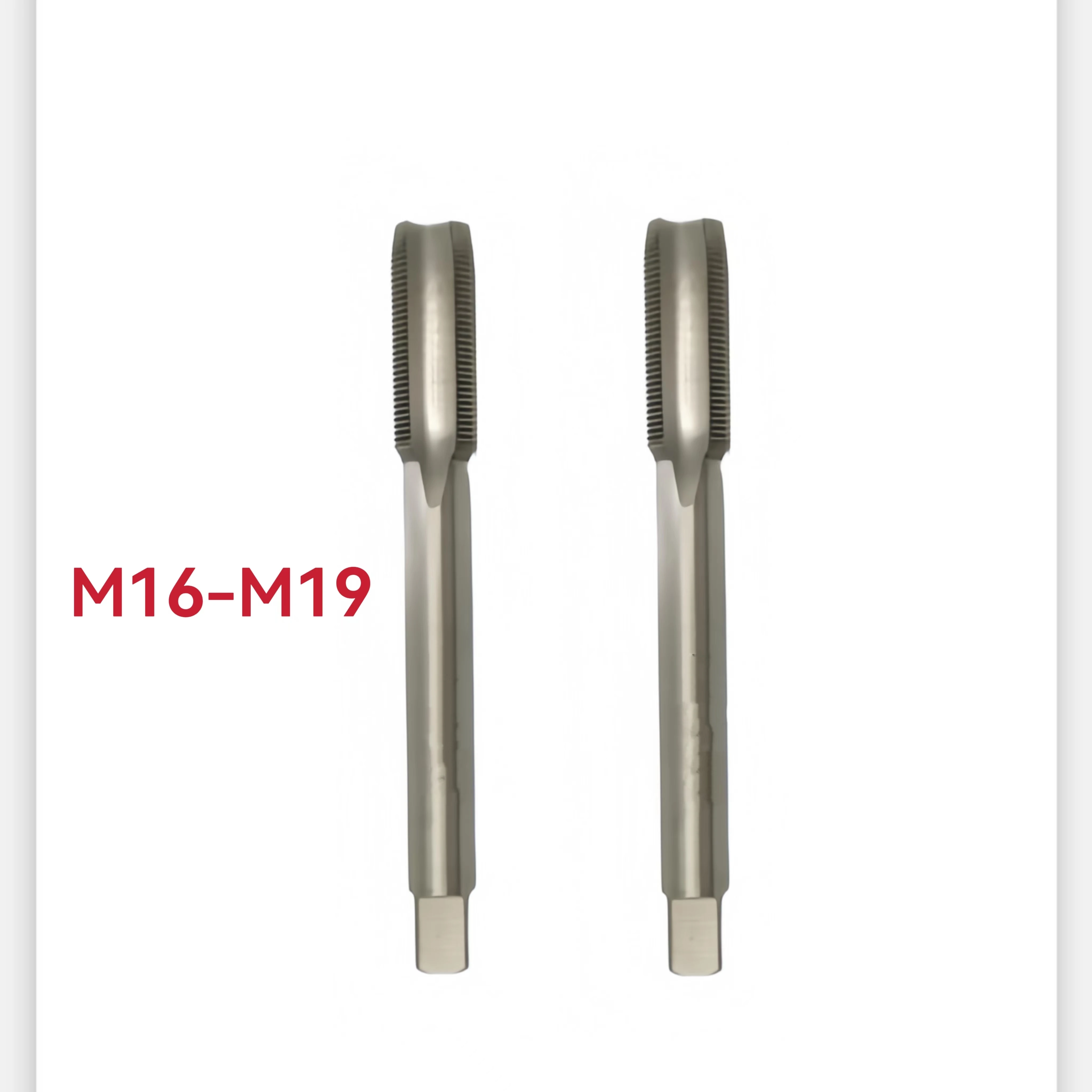 Aluminum HSS Hand Tap M16X1.25X1X0.75 M17 M18 M19X1.75X1.5X2.5X2X0.5 with coarse and fine teeth