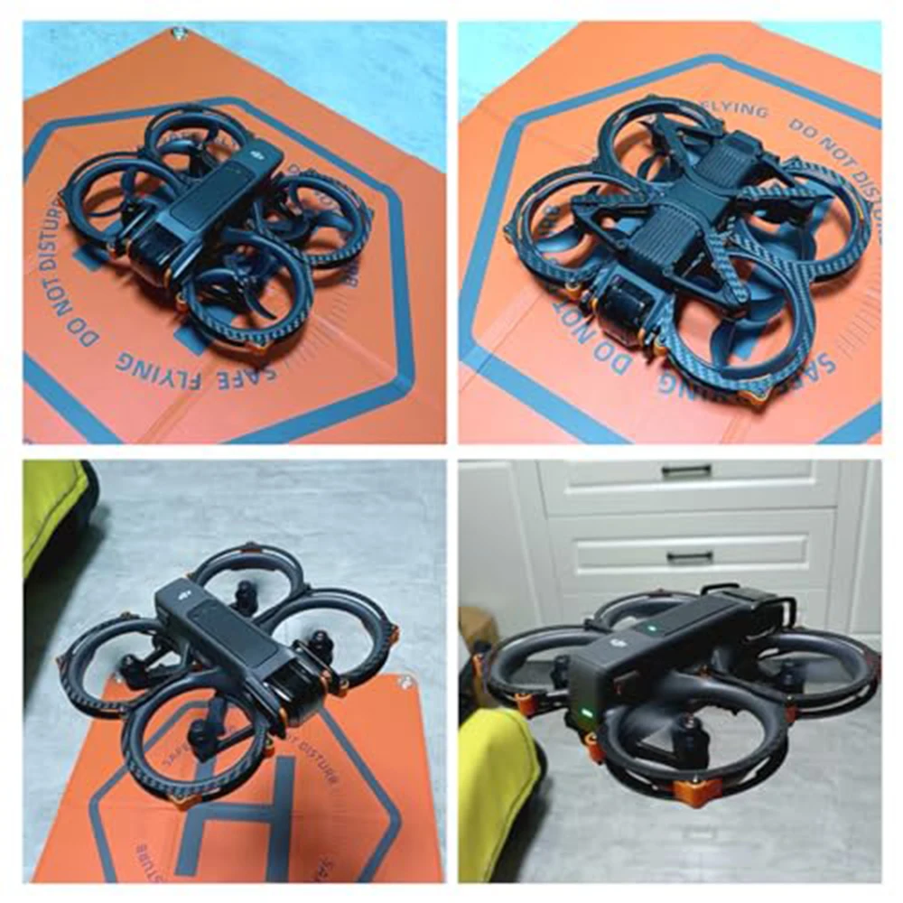 Non-destructive Installation Of Carbon Fiber Board Propeller Protector For DJI AVATA2 Accessories Armor Hoop Propeller Guard