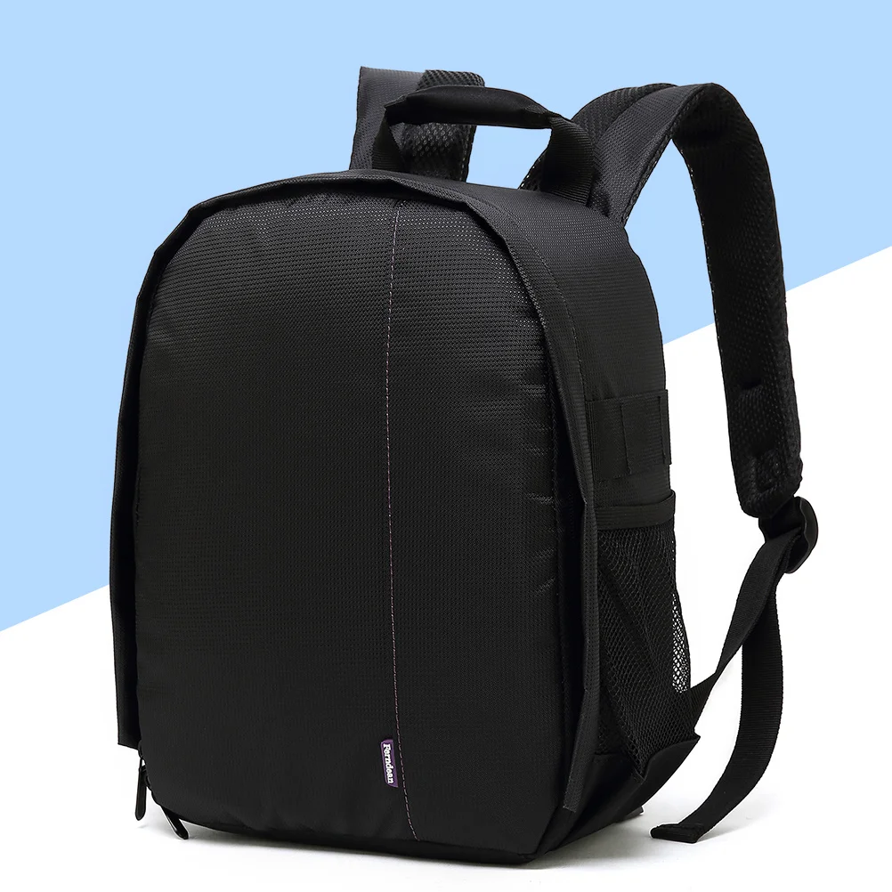 

Water-Resistant Camera Backpack Multifunctional Breathable Dslr Bag with Detachable Dividers Side Mesh Pockets Orange