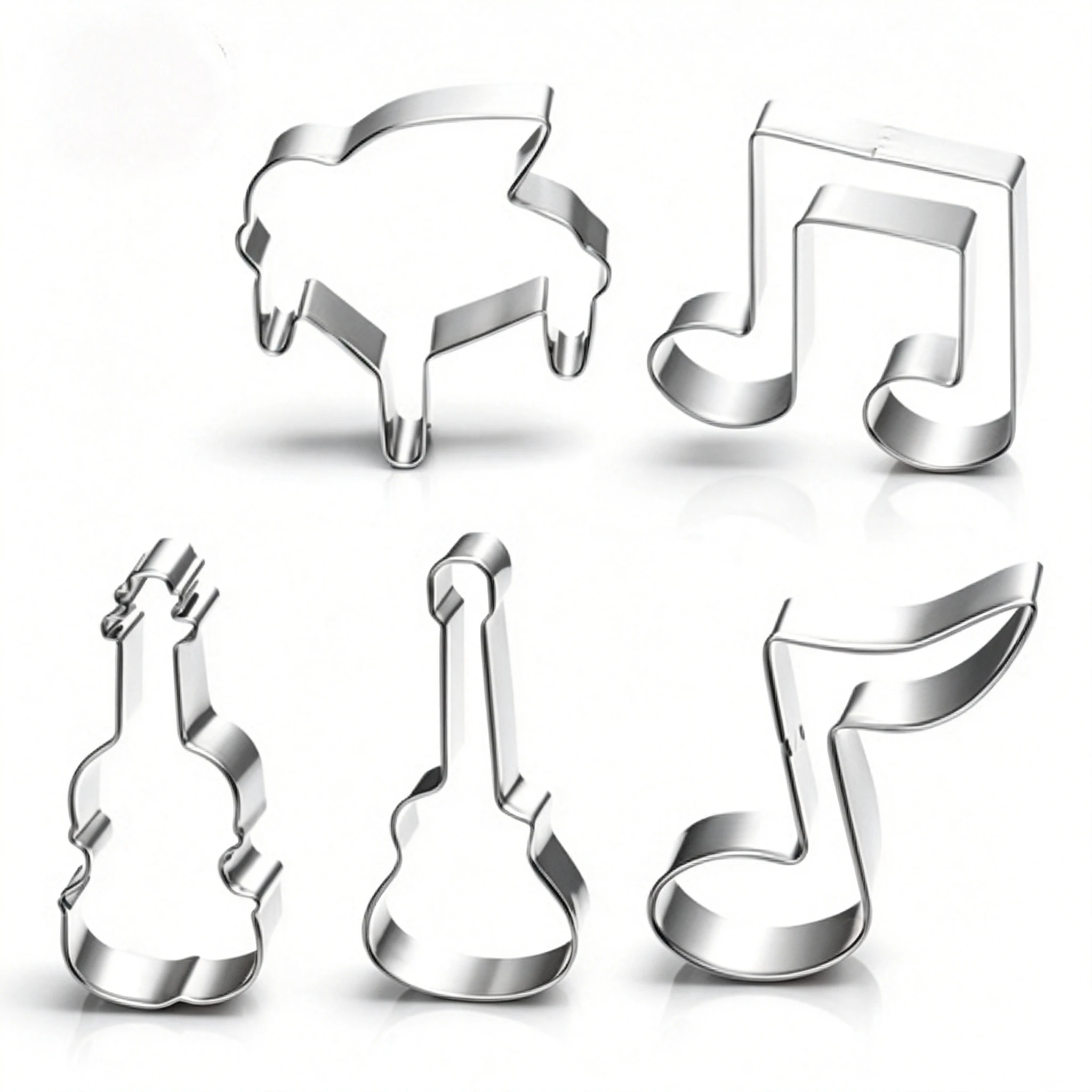 Cookie Cutter Set - 5 قطع/مجموعة قواطع بسكويت معدنية من